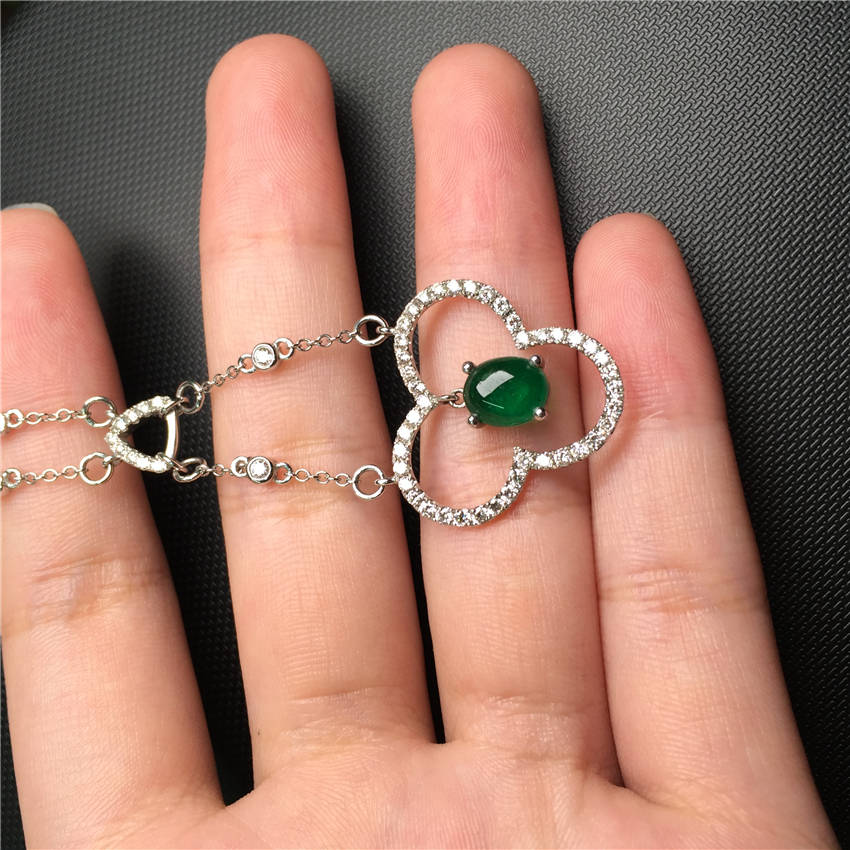 祖母绿链牌1.071ct