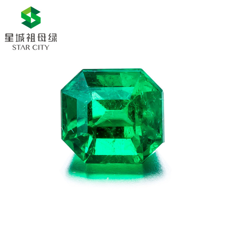 哥伦比亚 祖母绿裸石3.13克拉 GRS vivid Minor to Moderate