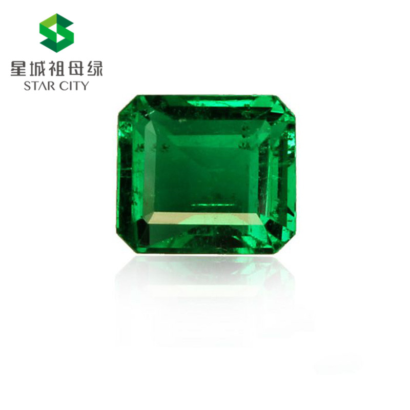 赞比亚 祖母绿裸石3.78克拉 GRS green Minor to Moderate