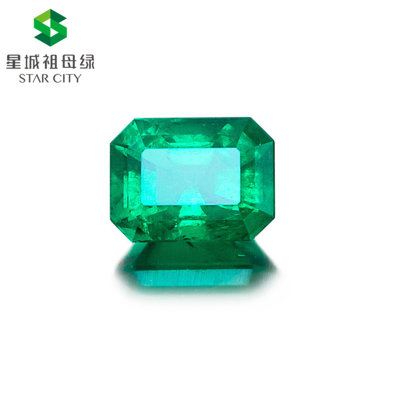 哥伦比亚 祖母绿裸石2.84克拉 GRS木佐绿 几乎无油 vivid muzo Insignificant