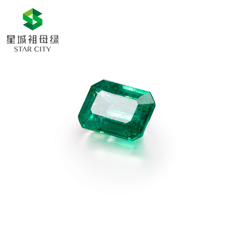 祖母绿宝石裸石 戒面 3.418克拉