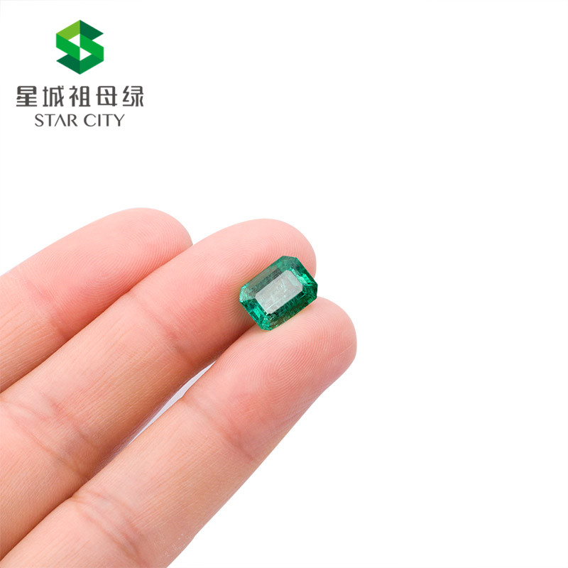 祖母绿宝石裸石 戒面 3.418克拉