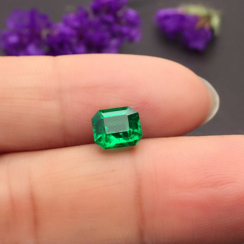 祖母绿裸石 GRS木佐绿 几乎无油 1.51克拉 vivid muzo insignificant