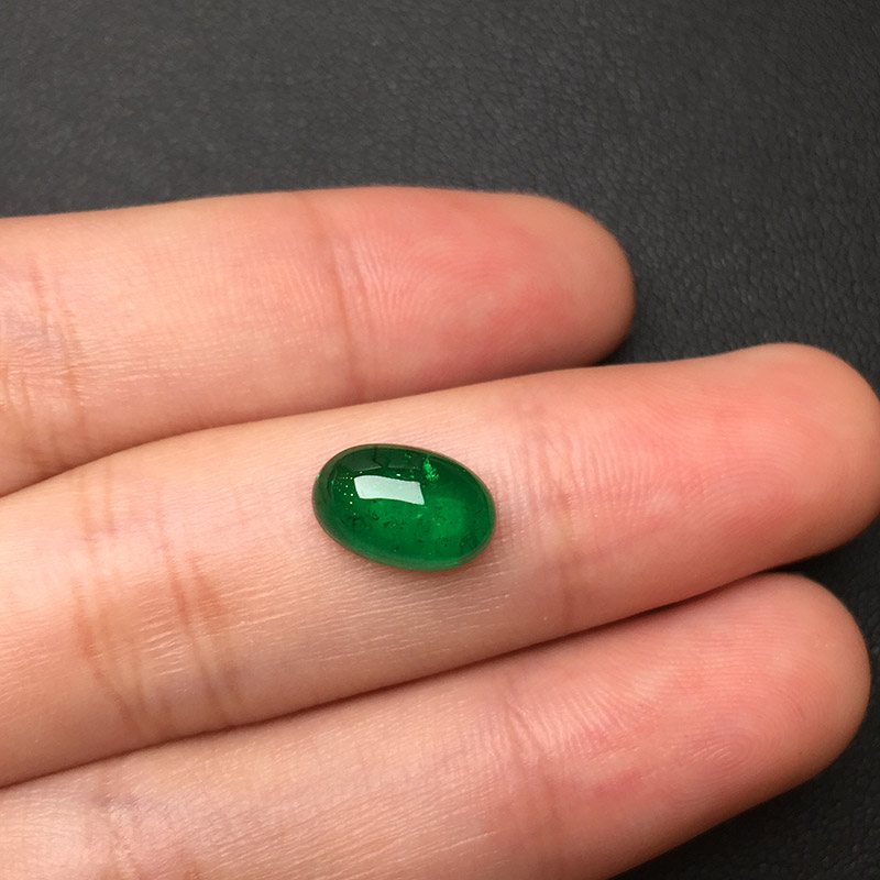 祖母绿裸石2.16克拉 vivid green