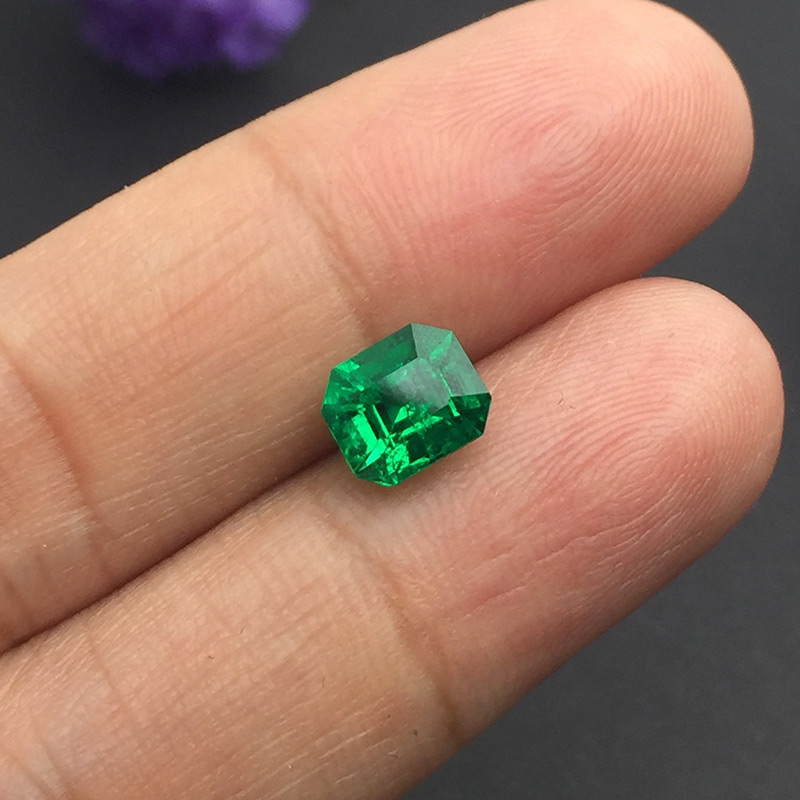哥伦比亚 祖母绿裸石1.53ct GRS vivid green minor to moderate