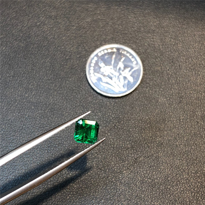 赞比亚祖母绿裸石 1.17ct Verdant Green Minor