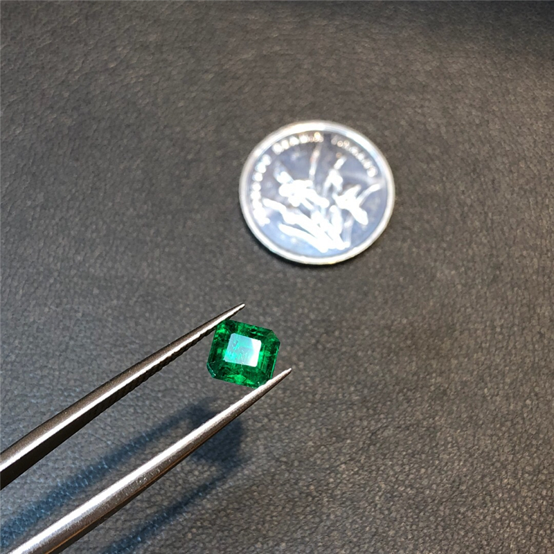 赞比亚祖母绿裸石 1.17ct Verdant Green Minor