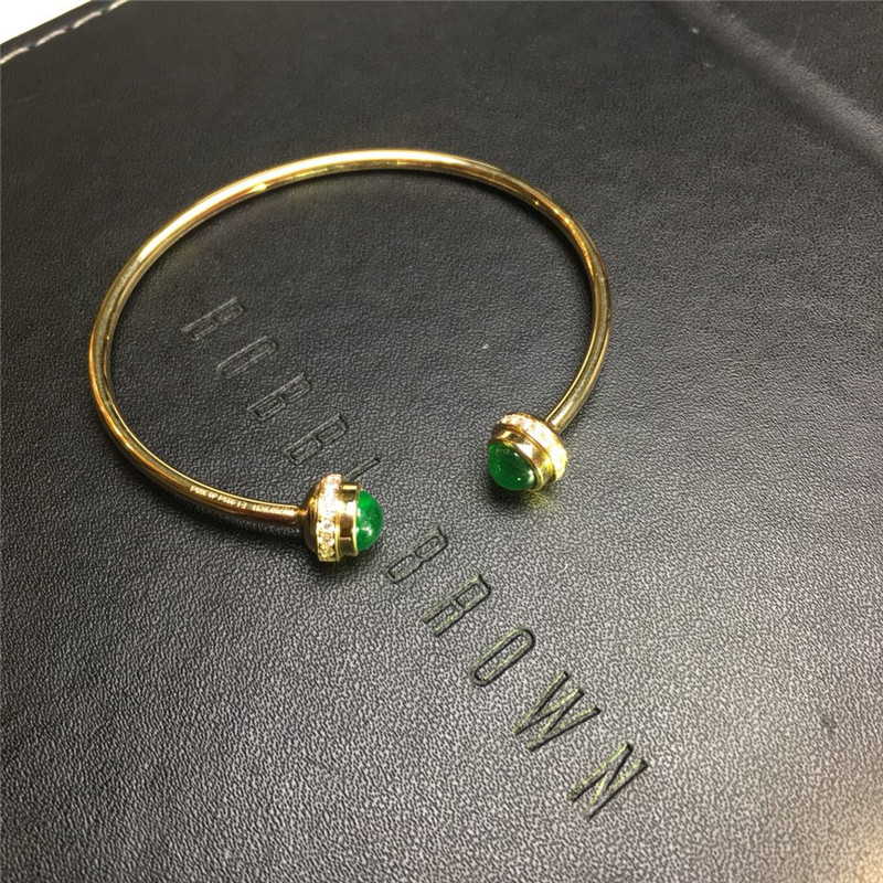 黄18K金祖母绿手链1.9930ct