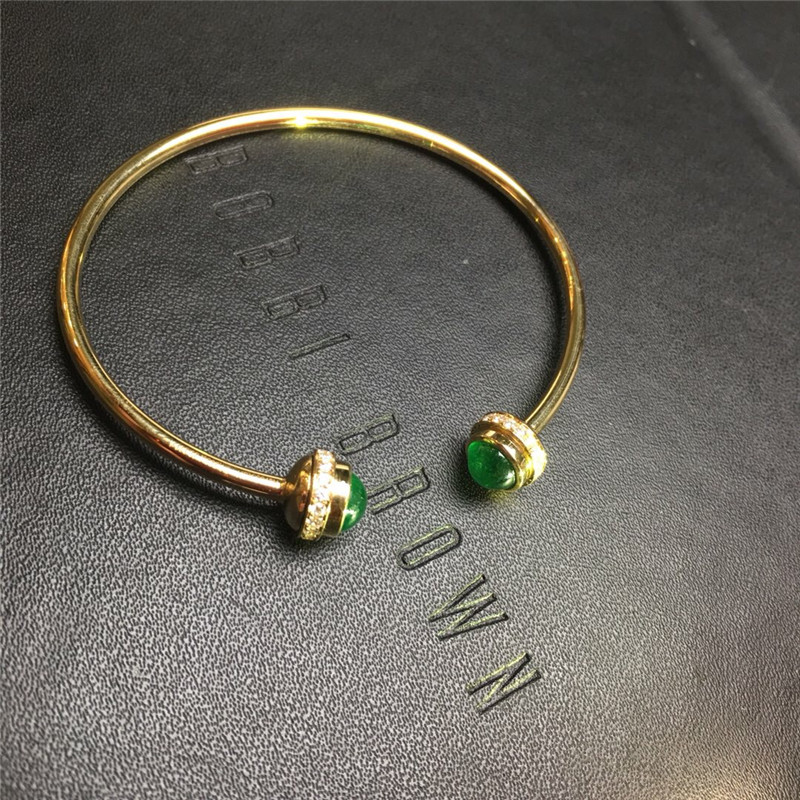 黄18K金祖母绿手链1.9930ct