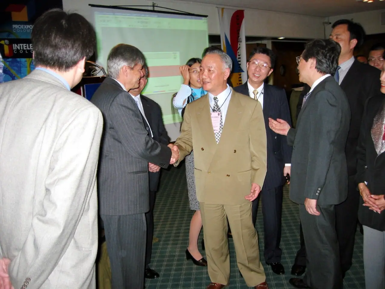 Company archive: founder Sun Quansheng visiting Colombia in 2002